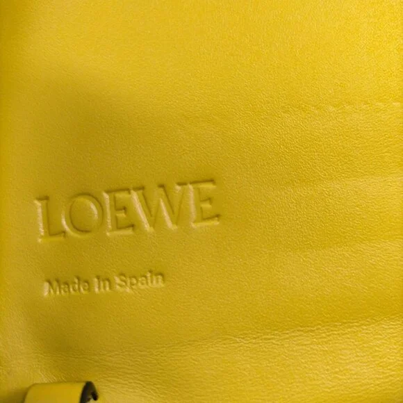 LOEWE Yellow Leather Crossbody Bag mon375-101425
